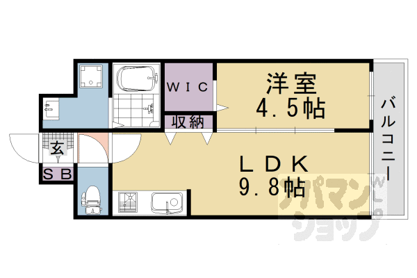 京都府長岡京市奥海印寺竹ノ下 長岡天神駅 1LDK アパート 賃貸物件詳細