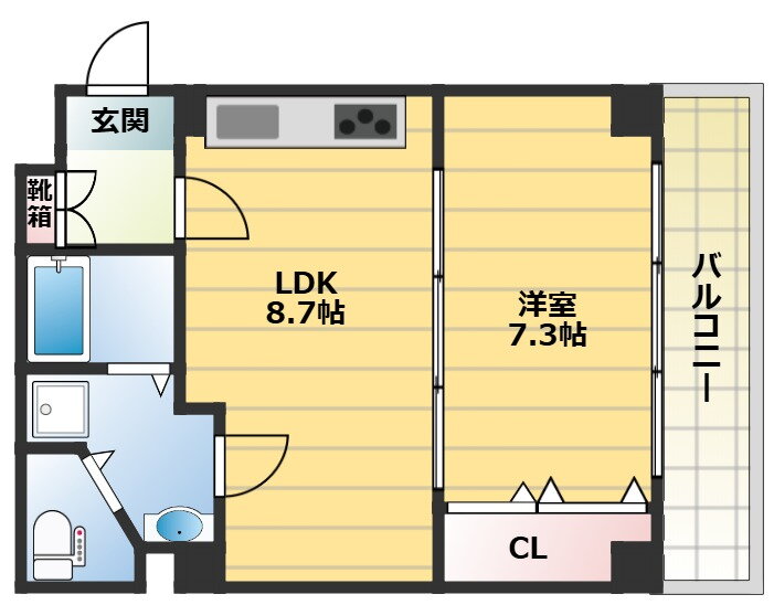 兵庫県神戸市中央区熊内町１ 春日野道駅 1LDK マンション 賃貸物件詳細