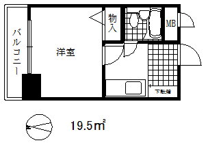 兵庫県神戸市灘区深田町３ 六甲道駅 1K マンション 賃貸物件詳細