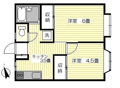 東京都新宿区下落合４ 目白駅 2K アパート 賃貸物件詳細