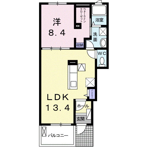 愛知県豊川市西香ノ木町２ 牛久保駅 1LDK アパート 賃貸物件詳細