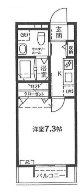 アンソレイユ駒沢 2階 1K 賃貸物件詳細