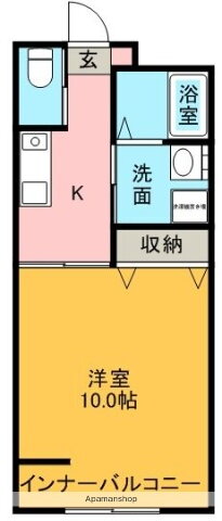 ビエナ駅西 2階 1K 賃貸物件詳細
