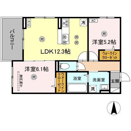 岡山県岡山市中区赤田 高島駅 2LDK アパート 賃貸物件詳細