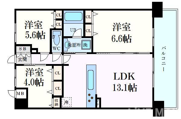 大阪府大阪市北区大淀中５ 福島駅 3LDK マンション 賃貸物件詳細