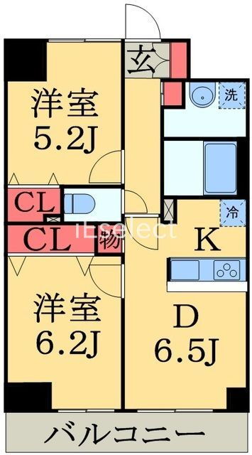 ウィルテラス千葉中央 5階 2LDK 賃貸物件詳細