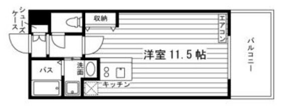 岡山県岡山市北区国体町 ワンルーム マンション 賃貸物件詳細