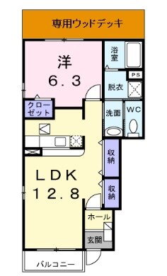 大阪府交野市星田７ 星田駅 1LDK アパート 賃貸物件詳細