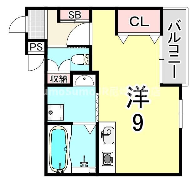 兵庫県尼崎市栗山町１ 塚口駅 ワンルーム アパート 賃貸物件詳細