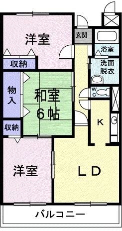 茨城県牛久市田宮２ 牛久駅 3LDK マンション 賃貸物件詳細
