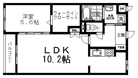 長野県松本市井川城２ 松本駅 1LDK アパート 賃貸物件詳細