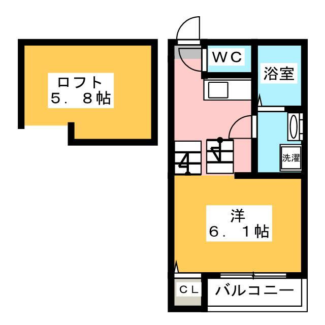 福岡県福岡市博多区諸岡６ 笹原駅 1K アパート 賃貸物件詳細
