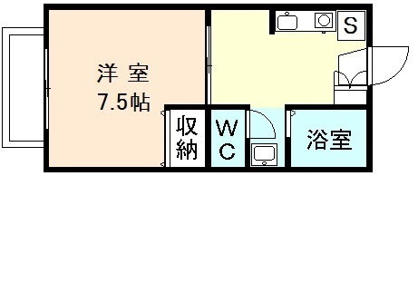 ユニハウス 2階 1DK 賃貸物件詳細