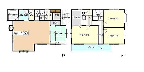 三室戸建 5LDK 賃貸物件詳細