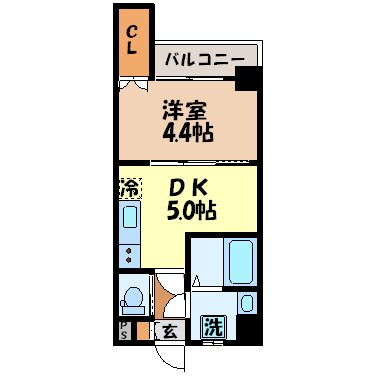 長崎県長崎市本原町 岩屋橋駅 1DK マンション 賃貸物件詳細