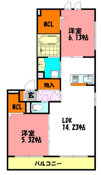 兵庫県明石市大久保町大窪 大久保駅 2LDK アパート 賃貸物件詳細