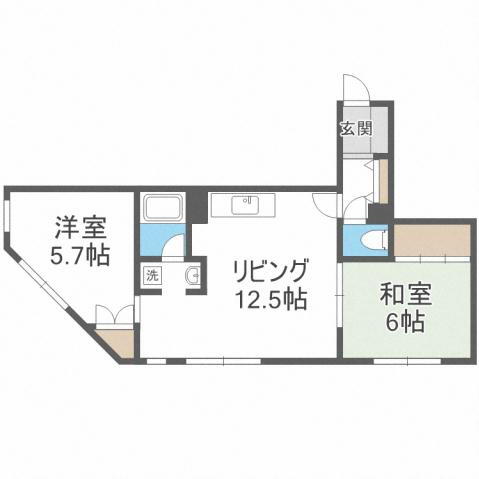北海道札幌市東区北二十条東１４ 元町駅 2LDK アパート 賃貸物件詳細
