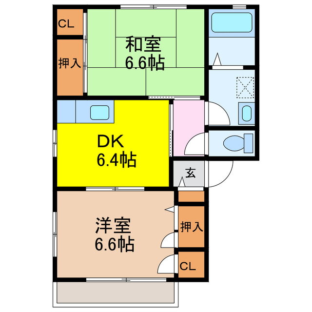 長崎県諫早市泉町 2DK アパート 賃貸物件詳細
