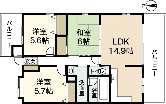 広島県広島市佐伯区五日市中央１ 五日市駅 3LDK マンション 賃貸物件詳細