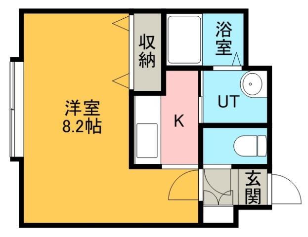 北海道札幌市豊平区旭町４ 学園前駅 1K マンション 賃貸物件詳細