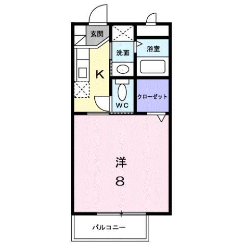 山口県宇部市東藤曲２ 居能駅 1K アパート 賃貸物件詳細