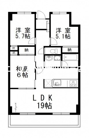 アークスクエア表町 10階 3LDK 賃貸物件詳細