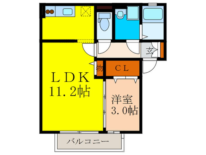 大阪府吹田市南正雀２ 正雀駅 1LDK アパート 賃貸物件詳細