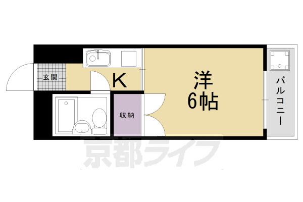 京都府京都市右京区常盤村ノ内町 花園駅 1K マンション 賃貸物件詳細
