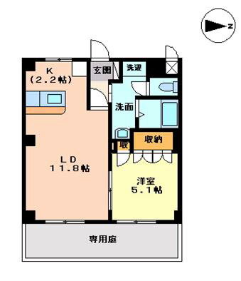 セレーヌ泉 1階 1LDK 賃貸物件詳細