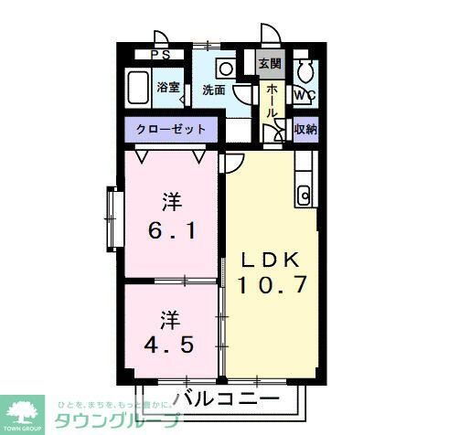 千葉県船橋市習志野４ 津田沼駅 2LDK アパート 賃貸物件詳細