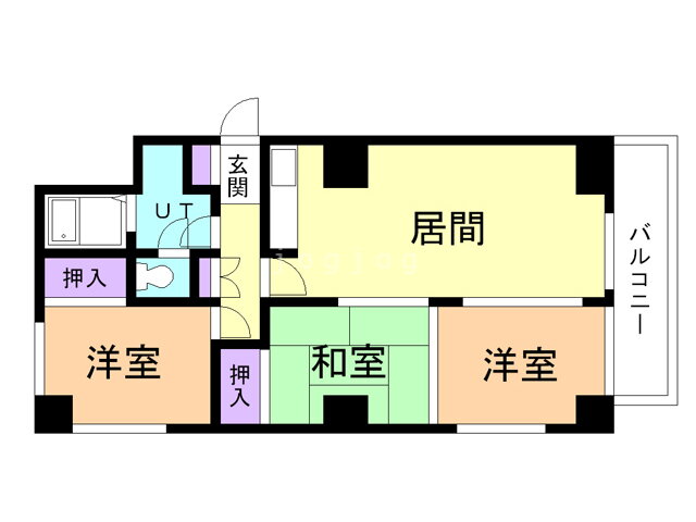 北海道苫小牧市木場町１ 苫小牧駅 3LDK マンション 賃貸物件詳細