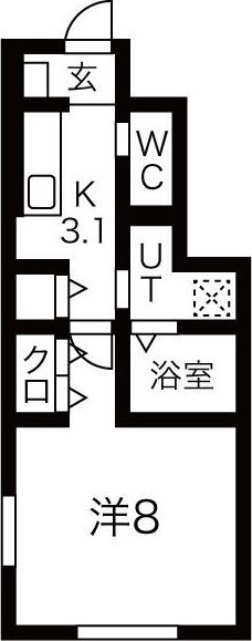 花巻市下似内第１１地割【コンフォートグレイスＢ】築４年 1階 1K 賃貸物件詳細