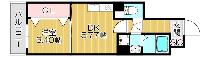大阪府大阪市淀川区西中島２ 西中島南方駅 1DK マンション 賃貸物件詳細