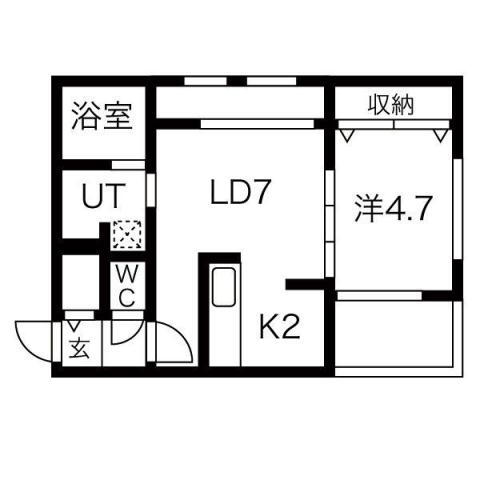 北海道札幌市中央区南七条西９ 東本願寺前駅 1LDK マンション 賃貸物件詳細