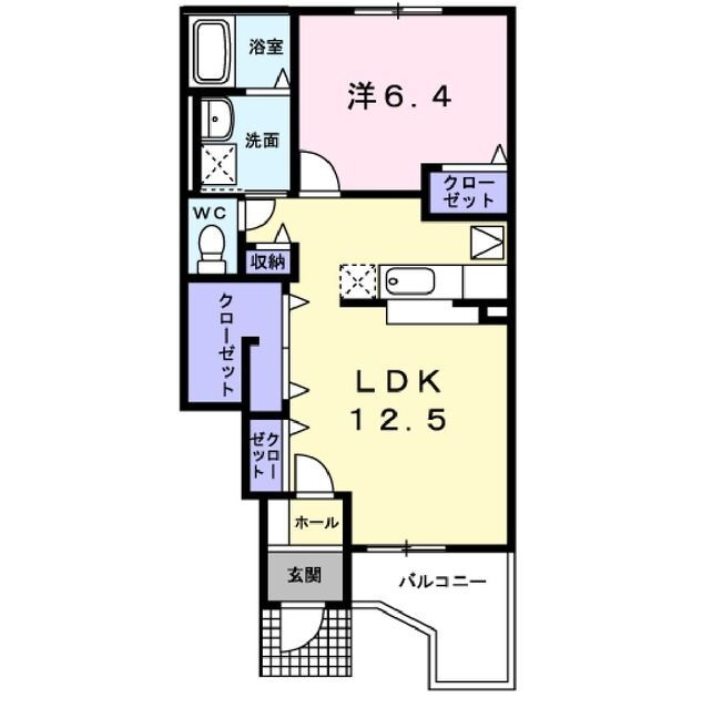 福島県本宮市本宮字反町 本宮駅 1LDK アパート 賃貸物件詳細