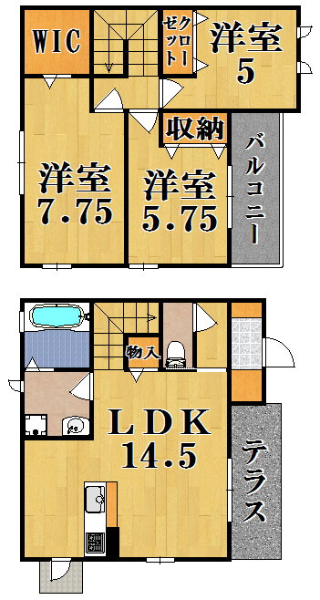 京都府相楽郡精華町光台８ 新祝園駅 3LDK 一戸建て 賃貸物件詳細