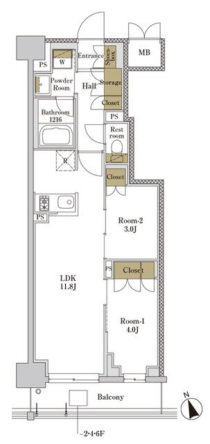 東京都大田区大森北５ 大森駅 2LDK マンション 賃貸物件詳細
