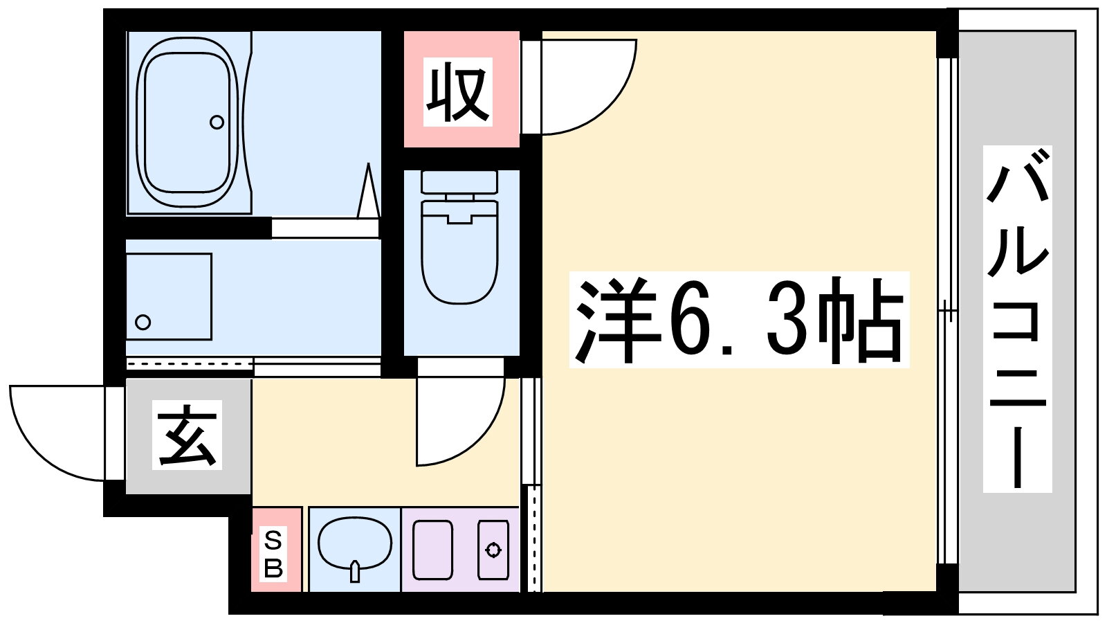兵庫県神戸市兵庫区新開地６ 神戸駅 1K マンション 賃貸物件詳細