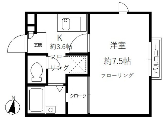 埼玉県さいたま市中央区大戸４ 北浦和駅 1K アパート 賃貸物件詳細