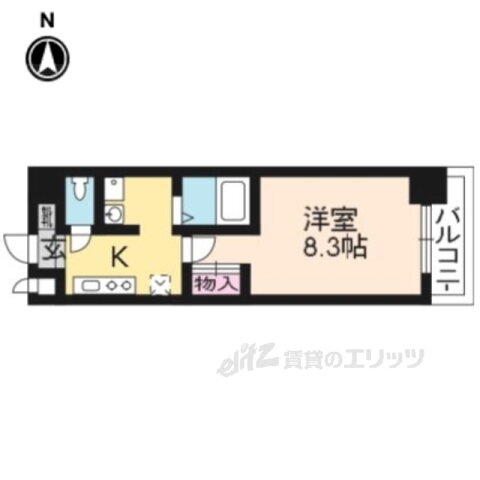 京都府京都市下京区深草町 五条駅 1K マンション 賃貸物件詳細