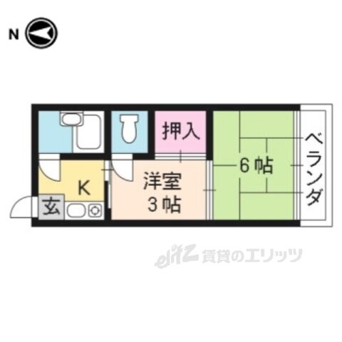 京都府京都市上京区鳳瑞町 円町駅 2K マンション 賃貸物件詳細