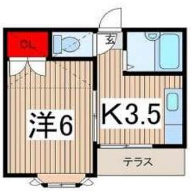 埼玉県飯能市山手町 飯能駅 1K アパート 賃貸物件詳細