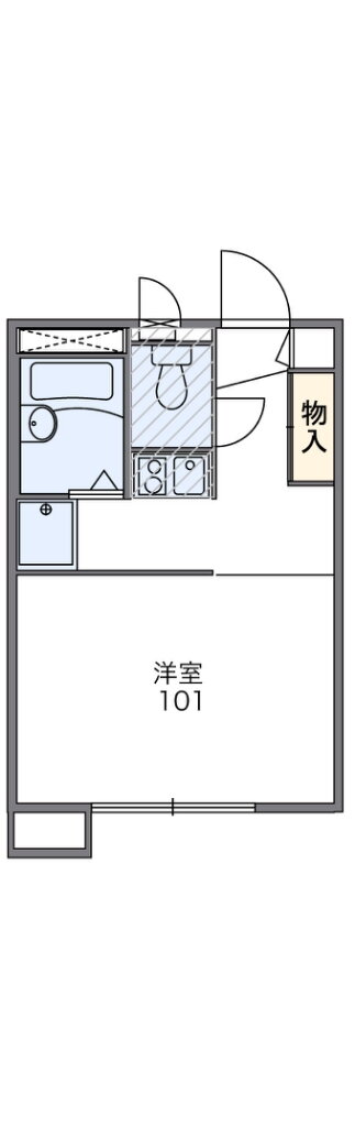 レオパレスヴェルドミール 1階 1K 賃貸物件詳細