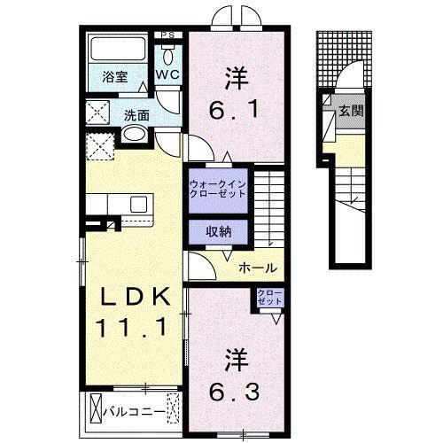 長野県上田市下之条 上田原駅 2LDK アパート 賃貸物件詳細