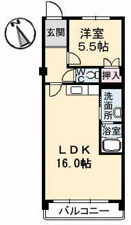 石関マンション 3階 1LDK 賃貸物件詳細