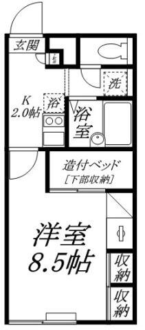 北海道函館市赤川町 函館駅 1K アパート 賃貸物件詳細