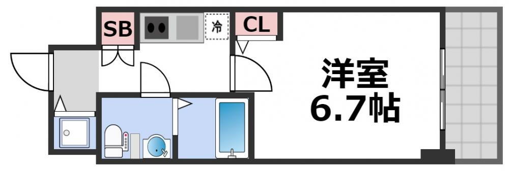 大阪府大阪市中央区東高麗橋 北浜駅 1K マンション 賃貸物件詳細