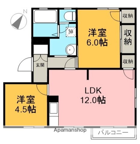 静岡県富士市水戸島 富士駅 2LDK アパート 賃貸物件詳細