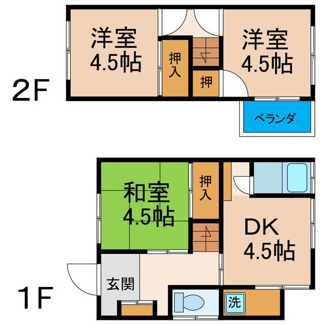 ＭＯＴＯ 3DK 賃貸物件詳細