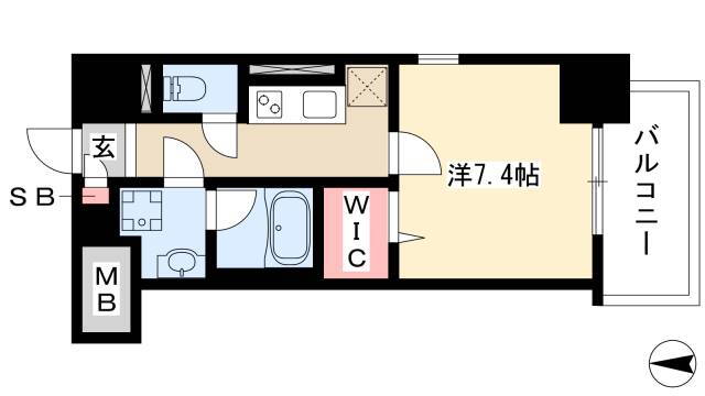 ル　ディアマン 3階 1K 賃貸物件詳細